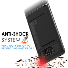 Cargar imagen en el visor de la galería, Galaxy Note 5 Case PunkCase CLUTCH Black Series Slim Armor Soft Cover Case w/ Tempered Glass (Color in image: Gold)