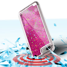 Cargar imagen en el visor de la galería, iPhone 7 Plus Case, PunkCase LIQUID Pink Series, Protective Dual Layer Floating Glitter Cover (Color in image: teal)