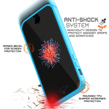 Cargar imagen en el visor de la galería, iPhone SE/5S/5 Case Punkcase® LUCID 2.0 Light Blue Series w/ PUNK SHIELD Screen Protector | Ultra Fit (Color in image: black)