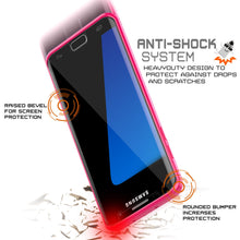 Cargar imagen en el visor de la galería, S7 Edge Case Punkcase® LUCID 2.0 Pink Series w/ PUNK SHIELD Screen Protector | Ultra Fit (Color in image: white)