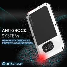 Load image into Gallery viewer, Galaxy S7 EDGE Case, PUNKcase Metallic White Shockproof Slim Metal Armor Case (Color in image: silver)