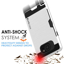 Cargar imagen en el visor de la galería, Galaxy Note 5 Case PunkCase SLOT White Series Slim Armor Soft Cover Case w/ Tempered Glass (Color in image: Grey)