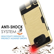 Cargar imagen en el visor de la galería, Galaxy Note 5 Case PunkCase SLOT Gold Series Slim Armor Soft Cover Case w/ Tempered Glass (Color in image: Grey)