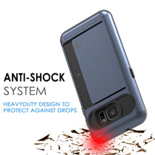 Cargar imagen en el visor de la galería, Galaxy Note 5 Case PunkCase CLUTCH Navy Series Slim Armor Soft Cover Case w/ Tempered Glass (Color in image: White)