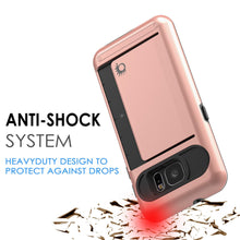 Load image into Gallery viewer, Galaxy s7 Case PunkCase CLUTCH Rose Gold Series Slim Armor Soft Cover Case w/ Tempered Glass (Color in image: Black)