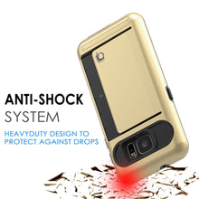 Load image into Gallery viewer, Galaxy S7 EDGE Case PunkCase CLUTCH Gold Series Slim Armor Soft Cover Case w/ Screen Protector (Color in image: Silver)