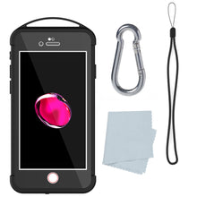 Cargar imagen en el visor de la galería, iPhone 7 Waterproof Case, Punkcase ALPINE Series, CLEAR | Heavy Duty Armor Cover (Color in image: light blue)