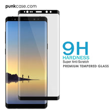 Cargar imagen en el visor de la galería, Galaxy Note 9 Black Punkcase Glass SHIELD Tempered Glass Screen Protector 0.33mm Thick 9H Glass