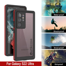 Cargar imagen en el visor de la galería, i t a Shock-proof ew A Snow-proof Dirt-proof For Galaxy S22 Ultra (Color in image: black)