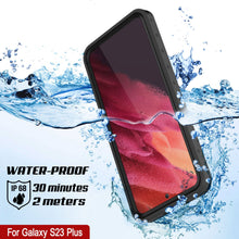 Cargar imagen en el visor de la galería, Funda impermeable Galaxy S23+ Plus PunkCase StudStar transparente delgada 6.6 pies bajo el agua IP68 a prueba de golpes/nieve