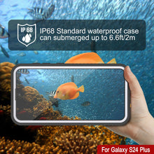 Cargar imagen en el visor de la galería, Funda impermeable para Galaxy S24+ Plus, Punkcase StudStar, delgada, blanca, de 2 m, resistente al agua, IP68, a prueba de golpes y nieve