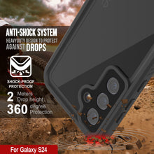 Load image into Gallery viewer, Galaxy S25 Case impermeable Punkcase Studstar Black Fin 6.2 pies IP68 IP68 Choque/prueba de nieve