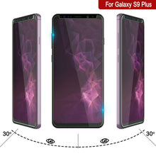 Load image into Gallery viewer, Galaxy S9+ Plus: PUNKCASE Glass SHIELD Protector de pantalla de vidrio templado negro de 0.33mm de grosor y dureza 9H.