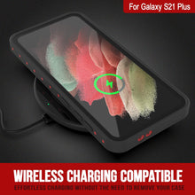 Load image into Gallery viewer, Galaxy S21+ Plus Waterproof Case PunkCase StudStar Red Thin 6.6ft Underwater IP68 Shock/Snow Proof (Color in image: purple)