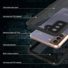 Cargar imagen en el visor de la galería, Galaxy S21+ Plus Waterproof Case PunkCase StudStar Clear Thin 6.6ft Underwater IP68 Shock/Snow Proof (Color in image: pink)