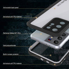 Load image into Gallery viewer, Galaxy S21 Ultra Waterproof Case, Punkcase StudStar White Thin 6.6ft Underwater IP68 Shock/Snow Proof (Color in image: teal)