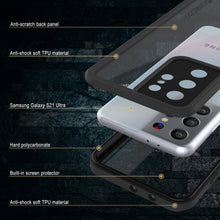 Load image into Gallery viewer, Galaxy S21 Ultra Waterproof Case PunkCase StudStar Clear Thin 6.6ft Underwater IP68 Shock/Snow Proof (Color in image: pink)