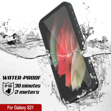 Cargar imagen en el visor de la galería, Galaxy S22 Waterproof Case PunkCase StudStar Light Blue Thin 6.6ft Underwater IP68 ShockProof (Color in image: white)