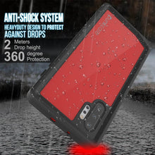 Load image into Gallery viewer, Galaxy Note 10+ Plus Waterproof Case, Punkcase Studstar Red Series Thin Armor Cover (Color in image: teal)