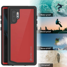 Load image into Gallery viewer, Galaxy Note 10+ Plus Waterproof Case, Punkcase Studstar Red Series Thin Armor Cover (Color in image: pink)