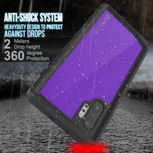 Cargar imagen en el visor de la galería, Galaxy Note 10+ Plus Waterproof Case, Punkcase Studstar Purple Series Thin Armor Cover (Color in image: teal)