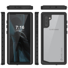 Cargar imagen en el visor de la galería, Galaxy Note 10 Waterproof Case, Punkcase Studstar Clear Thin Armor Cover (Color in image: light green)