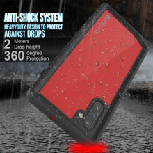 Cargar imagen en el visor de la galería, Galaxy Note 10 Waterproof Case, Punkcase Studstar Red Series Thin Armor Cover (Color in image: teal)