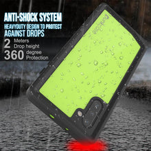 Load image into Gallery viewer, Galaxy Note 10 Waterproof Case, Punkcase Studstar Light Green Thin Armor Cover (Color in image: teal)