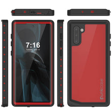 Cargar imagen en el visor de la galería, Galaxy Note 10 Waterproof Case, Punkcase Studstar Red Series Thin Armor Cover (Color in image: light blue)