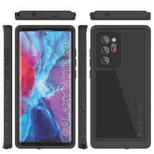 Cargar imagen en el visor de la galería, Galaxy Note 20 Ultra Waterproof Case, Punkcase Studstar Black Thin Armor Cover (Color in image: light green)