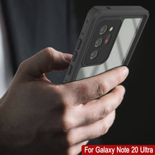 Cargar imagen en el visor de la galería, Galaxy Note 20 Ultra Waterproof Case, Punkcase Studstar Clear Thin Armor Cover (Color in image: pink)