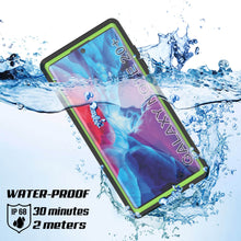 Cargar imagen en el visor de la galería, Galaxy Note 20 Ultra Waterproof Case, Punkcase Studstar Light Green Thin Armor Cover (Color in image: black)
