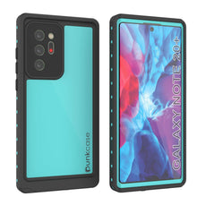 Cargar imagen en el visor de la galería, Galaxy Note 20 Ultra Waterproof Case, Punkcase Studstar Series Teal Thin Armor Cover (Color in image: teal)