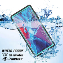 Cargar imagen en el visor de la galería, Galaxy Note 20 Ultra Waterproof Case, Punkcase Studstar Series Teal Thin Armor Cover (Color in image: black)
