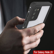 Cargar imagen en el visor de la galería, Galaxy Note 20 Waterproof Case, Punkcase Studstar White Thin Armor Cover (Color in image: pink)