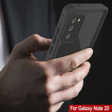 Cargar imagen en el visor de la galería, Galaxy Note 20 Waterproof Case, Punkcase Studstar Black Thin Armor Cover (Color in image: teal)