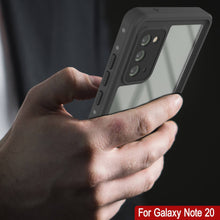 Cargar imagen en el visor de la galería, Galaxy Note 20 Waterproof Case, Punkcase Studstar Clear Thin Armor Cover (Color in image: pink)