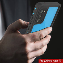 Cargar imagen en el visor de la galería, Galaxy Note 20 Waterproof Case, Punkcase Studstar Light Blue Thin Armor Cover (Color in image: pink)