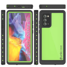 Cargar imagen en el visor de la galería, Galaxy Note 20 Waterproof Case, Punkcase Studstar Light Green Thin Armor Cover (Color in image: teal)