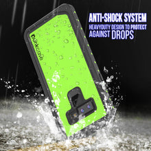 Cargar imagen en el visor de la galería, Galaxy Note 9 Waterproof Case PunkCase StudStar Light Green Thin 6.6ft Underwater ShockProof (Color in image: teal)