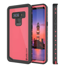 Cargar imagen en el visor de la galería, Galaxy Note 9 Waterproof Case PunkCase StudStar Pink Thin 6.6ft Underwater Shock/Snow Proof (Color in image: pink)