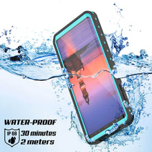 Cargar imagen en el visor de la galería, Galaxy Note 9 Waterproof Case PunkCase StudStar Teal Thin 6.6ft Underwater Shock/Snow Proof (Color in image: white)