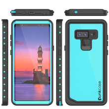 Cargar imagen en el visor de la galería, Galaxy Note 9 Waterproof Case PunkCase StudStar Teal Thin 6.6ft Underwater Shock/Snow Proof (Color in image: light green)