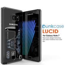 Cargar imagen en el visor de la galería, Funda Galaxy Note FE, Serie PUNKCASE® LUCID Black | Ranura para tarjeta | Protector de pantalla SHIELD | Ajuste ultra.
