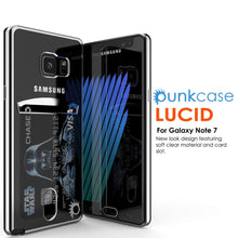 Cargar imagen en el visor de la galería, Funda Galaxy Note FE, PUNKCASE® LUCID Silver Series | Ranura para tarjetas | Protector de pantalla SHIELD | Ajuste ultra.