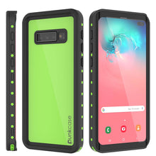 Load image into Gallery viewer, Galaxy S10+ Plus Waterproof Case PunkCase StudStar Light Green Thin 6.6ft Underwater IP68 ShockProof (Color in image: red)