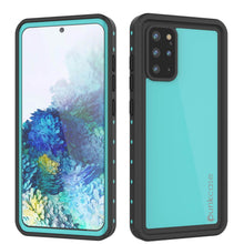 Load image into Gallery viewer, Galaxy S20+ Plus Waterproof Case PunkCase StudStar Teal Thin 6.6ft Underwater IP68 Shock/Snow Proof (Color in image: teal)