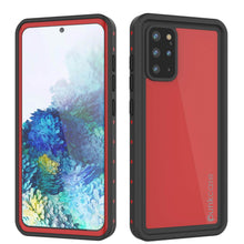 Load image into Gallery viewer, Galaxy S20+ Plus Waterproof Case PunkCase StudStar Red Thin 6.6ft Underwater IP68 Shock/Snow Proof (Color in image: red)