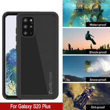 Load image into Gallery viewer, Galaxy S20+ Plus Waterproof Case PunkCase StudStar Black Thin 6.6ft Underwater IP68 Shock/Snow Proof (Color in image: light green)