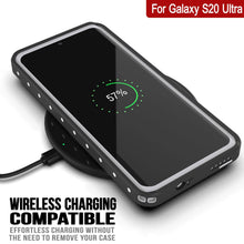 Load image into Gallery viewer, Galaxy S20 Ultra Waterproof Case, Punkcase StudStar White Thin 6.6ft Underwater IP68 Shock/Snow Proof (Color in image: teal)